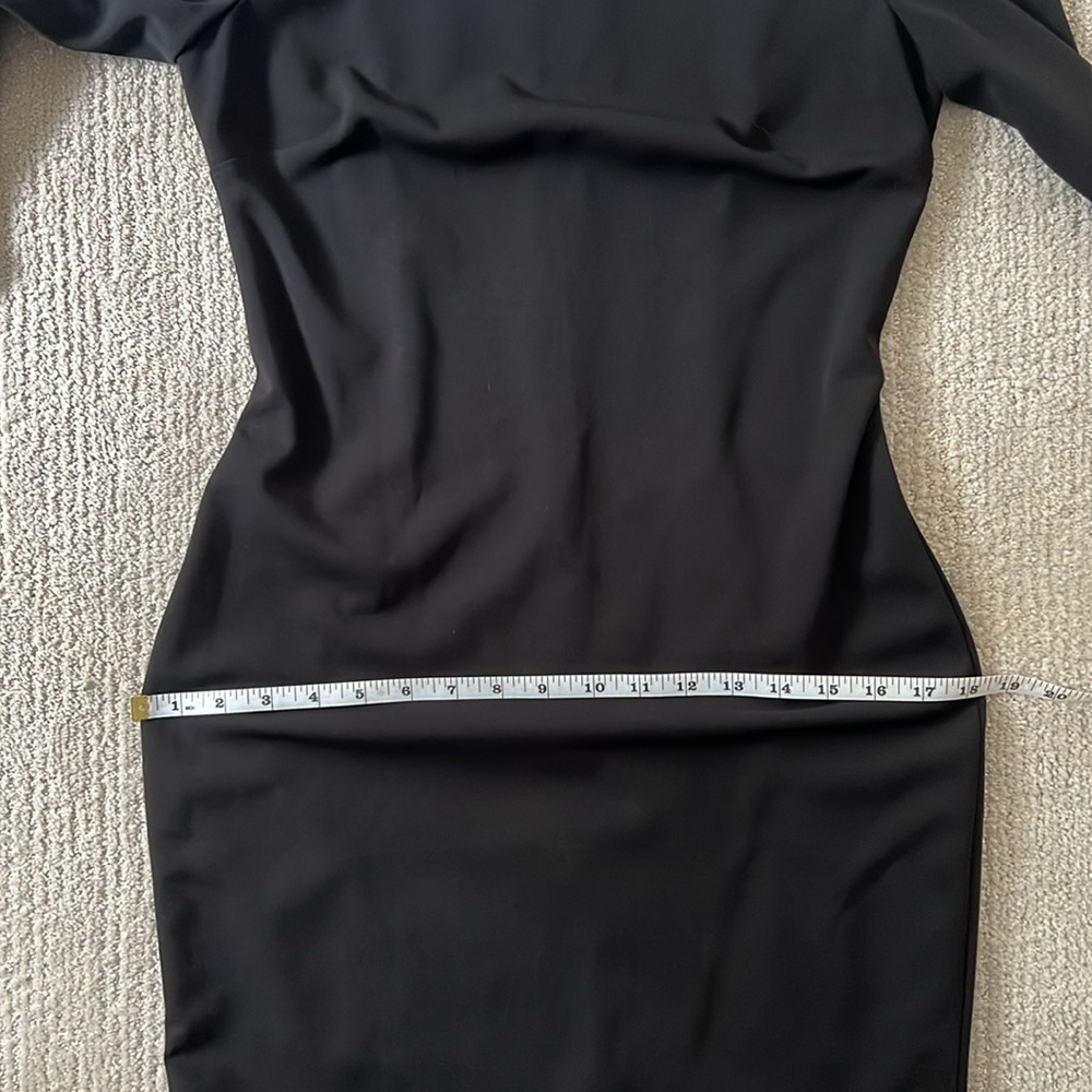 Calvin Klein Elegant Black Long-Sleeve Dress | Size 6-8 - Picture 9 of 11